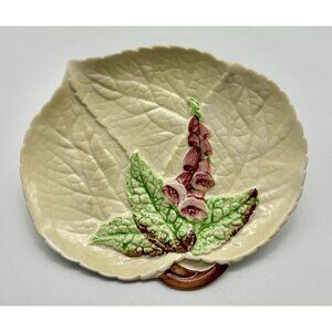 Vintage Carlton Ware Australian Design Foxglove Trinket Candy Dish, Hand Painted